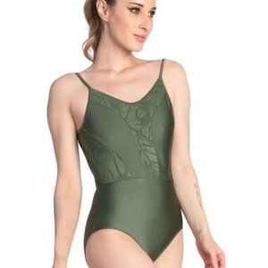 SoDanca Leotard in Dark Olive Green - Size Small